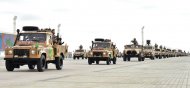 Photos: Military parade in honor of the 30th anniversary of independence of Turkmenistan