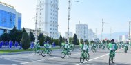 Photoreport: Mass bike ride dedicated to World Health Day took place in Ashgabat