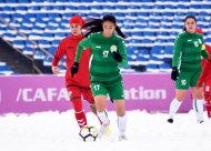 Fotoreportaž: Türkmenistanyň futbol boýunça zenanlar olimpiýa ýygyndysy CAFA ― 2019 (U-23) ýaryşynda