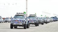 Фоторепортаж с военного парада в честь 30-й годовщины независимости Туркменистана