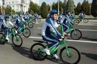 Ashgabat hosts mass bike ride timed to coincide with World Bicycle Day