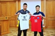 Photo report: Meeting of representatives of FC Altyn Asyr and FC Khujand before of the 2019 AFC Cup match