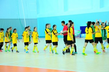 Photo report: Teams from Ashgabat and Ahal played in the final of the Futsal Cup of Turkmenistan among women's teams