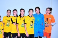 Photo report: Teams from Ashgabat and Ahal played in the final of the Futsal Cup of Turkmenistan among women's teams