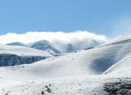 Фоторепортаж: Ашхабад покрылся белым снегом