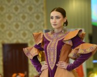 A show of women's clothing from leading national designers took place at the Ashgabat Fashion House