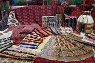 Exhibition of the shopping complex dedicated to the Day of the Turkmen Carpet in Ashgabat