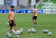 Photoreport: Open training session of Ahal and Al-Feiha at the Ashgabat stadium