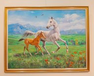 Photoreport: The final round of the exhibition contest on the occasion of the national holiday of the Turkmen horse took place.