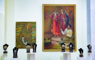 An exhibition of artists from Iran and Turkmenistan has opened in Ashgabat