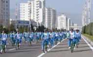 Photoreport: Mass bike ride dedicated to World Health Day took place in Ashgabat