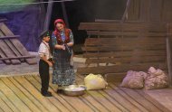 Photo report from the play “The White Steamer” at the National Drama Theater of Turkmenistan named after Alp Arslan