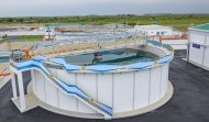 The opening of the Bagtyýarlyk water treatment plant took place in Ashgabat