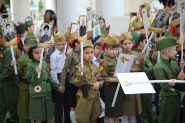 В Ашхабаде состоялось шествие «Бессмертного полка»