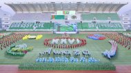 Türkmenistanyň Garaşsyzlygynyň 26 ýyllygyna bagyşlanyp «Aşgabat» stadionynda geçirilen dabaradan fotoreportaž