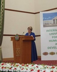 Photoreport: Visit of the Head of Rossotrudnichestvo Eleonora Mitrofanova to Turkmenistan