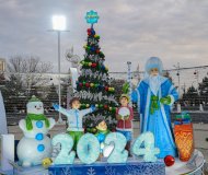 New Year's lights were solemnly lit on the main tree of Turkmenistan