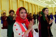 A display of national clothes was held in Turkmenabad