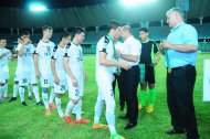 Fotoreportaž: Aşgabadyň «Altyn asyr» futbol topary Türkmenistanyň Naýbaşy kubogynyň eýesi boldy