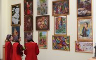 An exhibition of children's drawings was held in Ashgabat