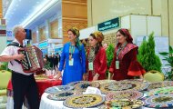 Exhibition of the shopping complex dedicated to the Day of the Turkmen Carpet in Ashgabat