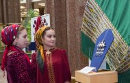 Exhibition of jewelry in the Main National Museum of Turkmenistan