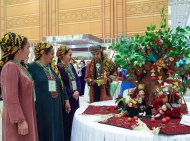 Exhibition of the shopping complex dedicated to the Day of the Turkmen Carpet in Ashgabat