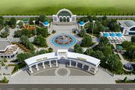 Design project of the Tashkent Park in Ashgabat