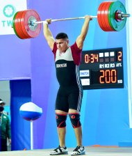 Photos: Turkmenistan Open Weightlifting Championship 2020