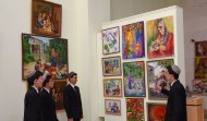 An exhibition of children's drawings was held in Ashgabat