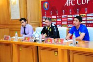 Photo report: Press conference of FC Altyn Asyr and FC Dordoi before the match of the 2019 AFC Cup