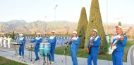 Photoreport: President of Turkmenistan unveils Bicycle monument and takes part in mass bike ride