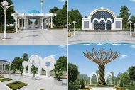 Design project of the Tashkent Park in Ashgabat