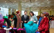 A show of women's clothing from leading national designers took place at the Ashgabat Fashion House