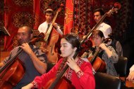 Photoreport: Magali Léger rehearsal before a concert in Ashgabat