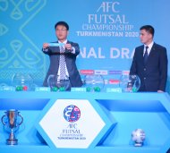 Photo story: A draw ceremony for the 2020 Asian Futsal Championship was held in Ashgabat