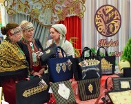 Exhibition of the shopping complex dedicated to the Day of the Turkmen Carpet in Ashgabat