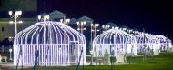 Photoreport:central New Year trees were lit in all velayats of Turkmenistan