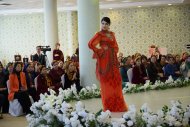 A show of women's clothing from leading national designers took place at the Ashgabat Fashion House