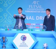 Photo story: A draw ceremony for the 2020 Asian Futsal Championship was held in Ashgabat