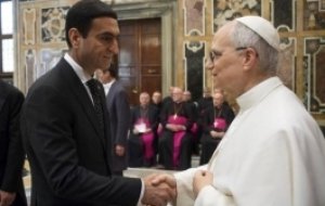 Ambassador of Turkmenistan took part in the first audience of the new Pope with the diplomatic corps