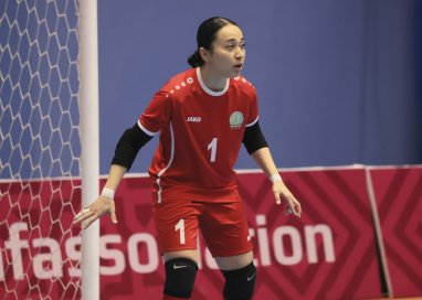 Turkmenistan women's futsal team goalkeeper recognized as CAFA 2025 best goalkeeper