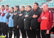 Fotoreportaž: Türkmenistanyň futbol boýunça zenanlar olimpiýa ýygyndysy CAFA ― 2019 (U-23) ýaryşynda