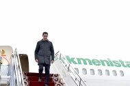 President of Turkmenistan Serdar Berdimuhamedov arrived on a working visit to the Kyrgyz Republic to participate in the next meeting of the Council of Heads of State of the CIS