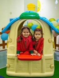 A drawing competition was held in the Ashgabat kindergarten 