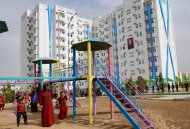 New apartment building opened in Ashgabat