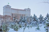 Fotoreportaž: Aşgabadyň ýaşaýjylary garly şäheriň suratlaryny paýlaşýarlar