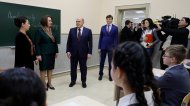 Mikhail Mishustin visited Joint Turkmen-Russian Secondary School in Ashgabat