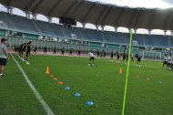 Photo report: Republic of Korea national football team held training session in Ashgabat