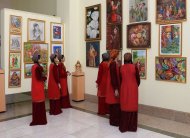 An exhibition of children's drawings was held in Ashgabat